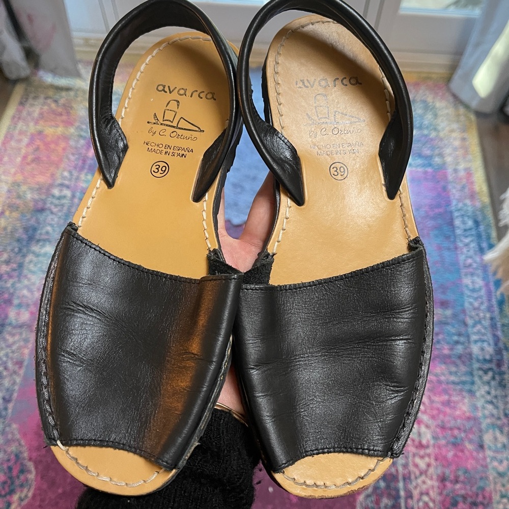 Avarca Pons sandals made in Spain size 39 or American 9